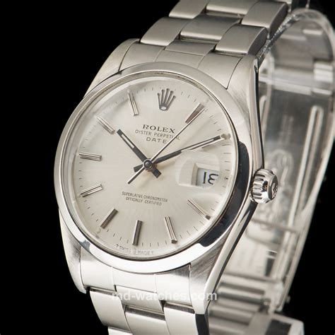 Rolex Oyster Perpetual Date 34mm 34mm 15000 Silver Dial for 